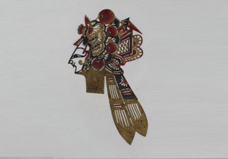 清遼南番邦女將影頭驢皮影
